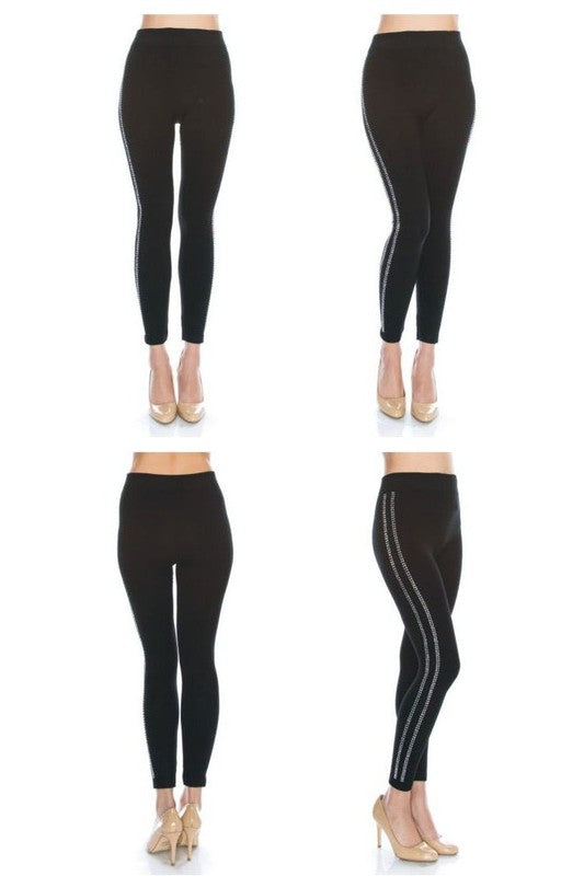 Love Bling Chip Stone Leggings