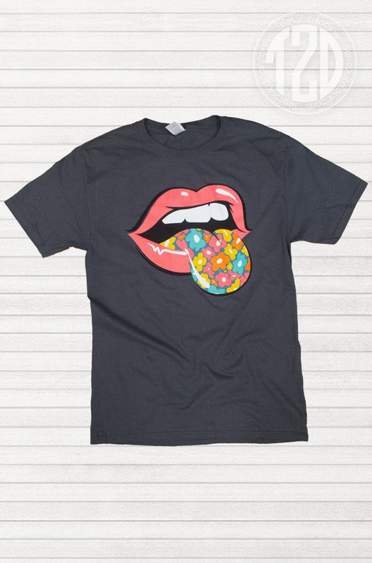 Hot Lips Spring Flowers T Shirt