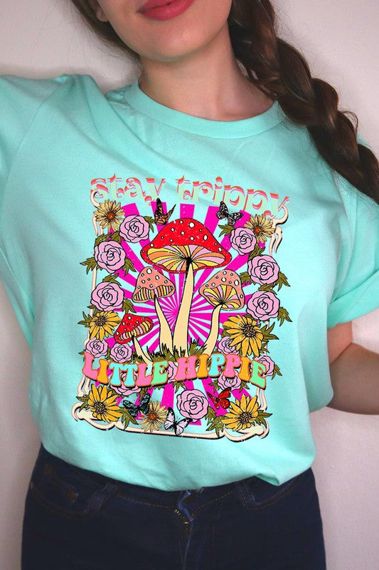 Little Hippie Mushroom Tee