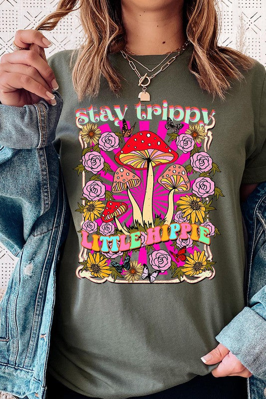 Little Hippie Mushroom Tee