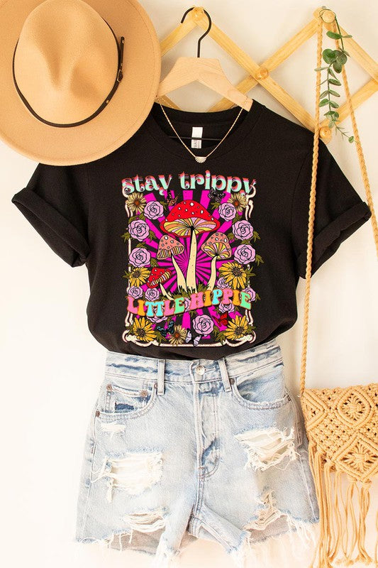 Little Hippie Mushroom Tee