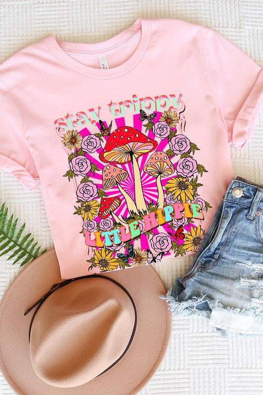 Little Hippie Mushroom Tee