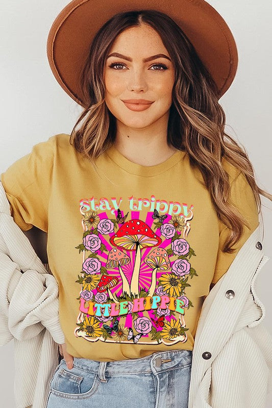 Little Hippie Mushroom Tee