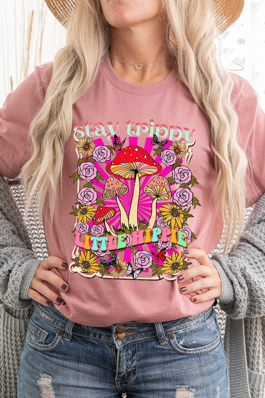 Little Hippie Mushroom Tee