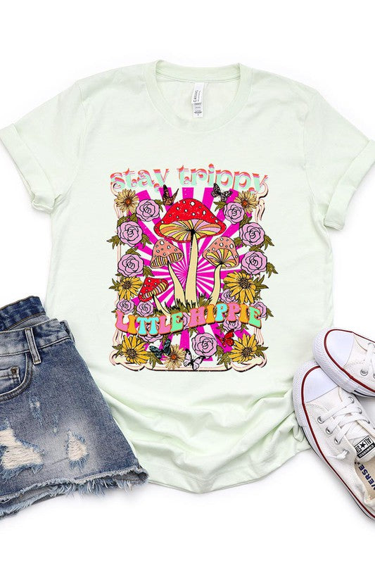 Little Hippie Mushroom Tee