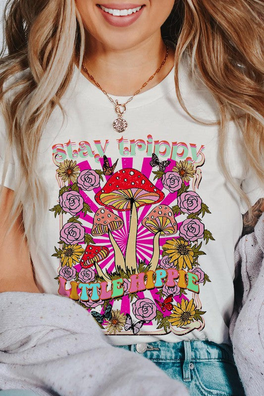 Little Hippie Mushroom Tee