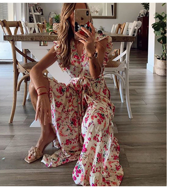 Floral Maxi Print Dress